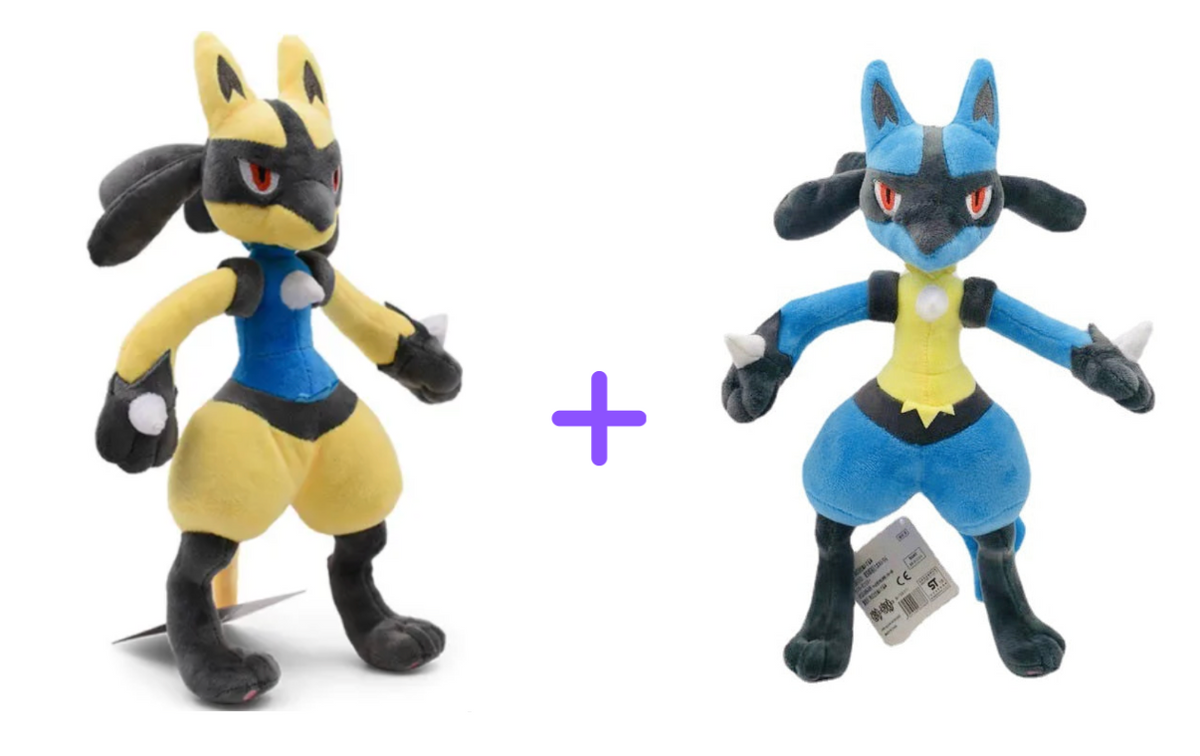 Lucario & Lucario Shiny